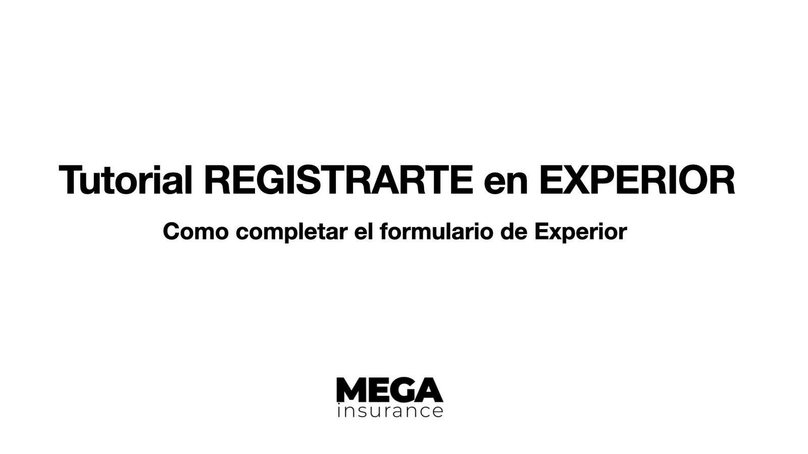 Tutorial registro